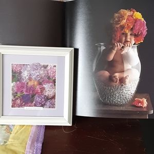 Anne Geddes book and photo with frame